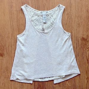 American Rag Tank Top - Lace Back - XS